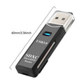 2 in 1 USB 3.0 Card Reader Micro TF sd card Reader usb adapter High Speed Cardreader TF Memory card For PC Laptop Accessories